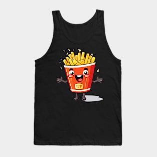 kawaii french fries T-Shirt cute ,potatofood Tank Top